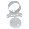 DRAG Specialties Single Gauge Bracket - Chrome - 1995-2011 Harley-Davidson XL883 1995-2005 FXD Models