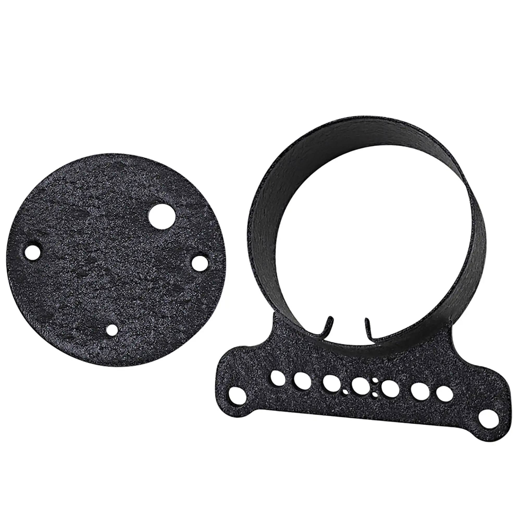 DRAG Specialties Single Gauge Bracket - Black - 1995-2011 Harley-Davidson XL883 1995-2005 FXD Models