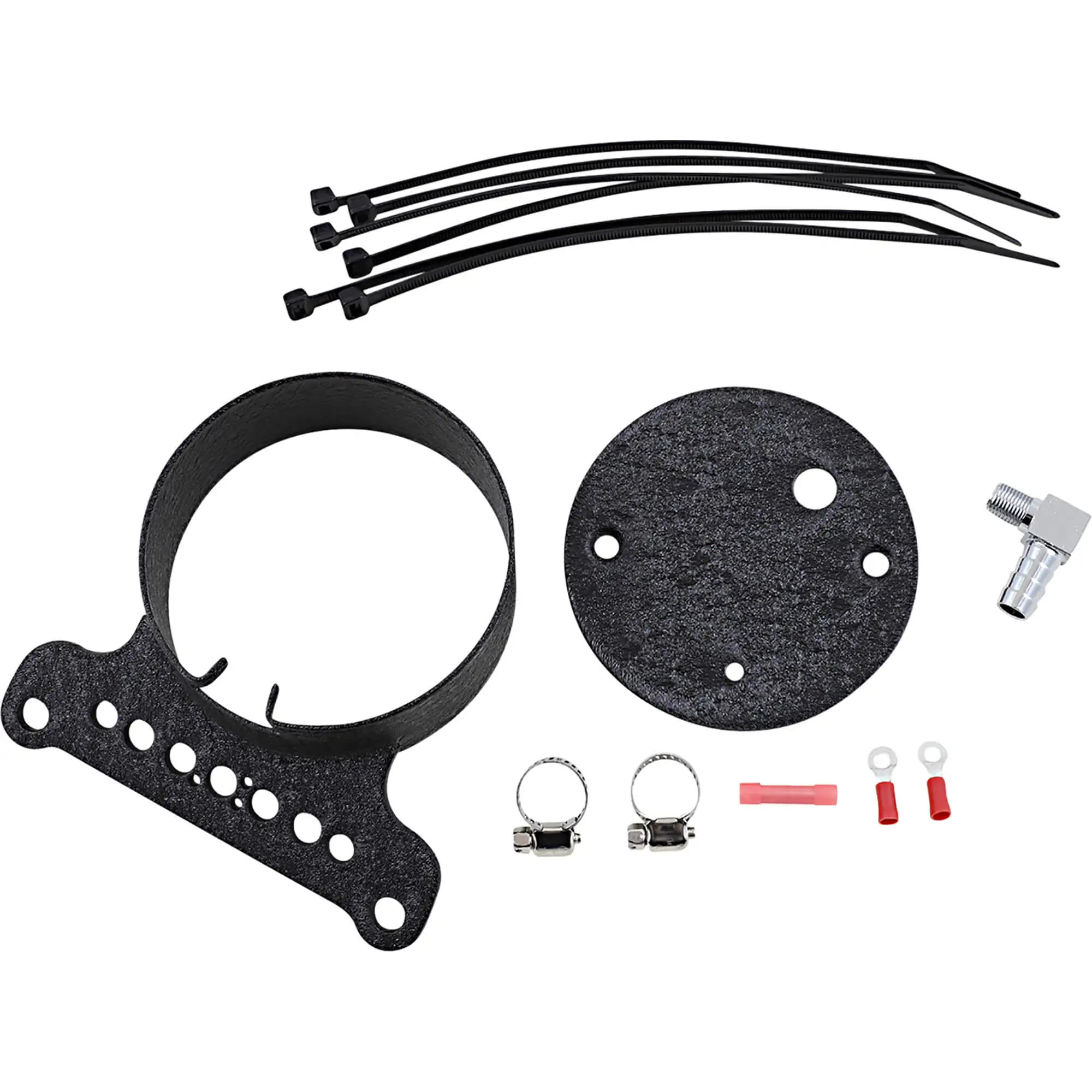 DRAG Specialties Single Gauge Bracket - Black - 1995-2011 Harley-Davidson XL883 1995-2005 FXD Models - Image 2