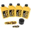 Lowbrow Customs PanAm Oils Inc. Evo Sportster Conventional Oil Change Kit With Black Filter
