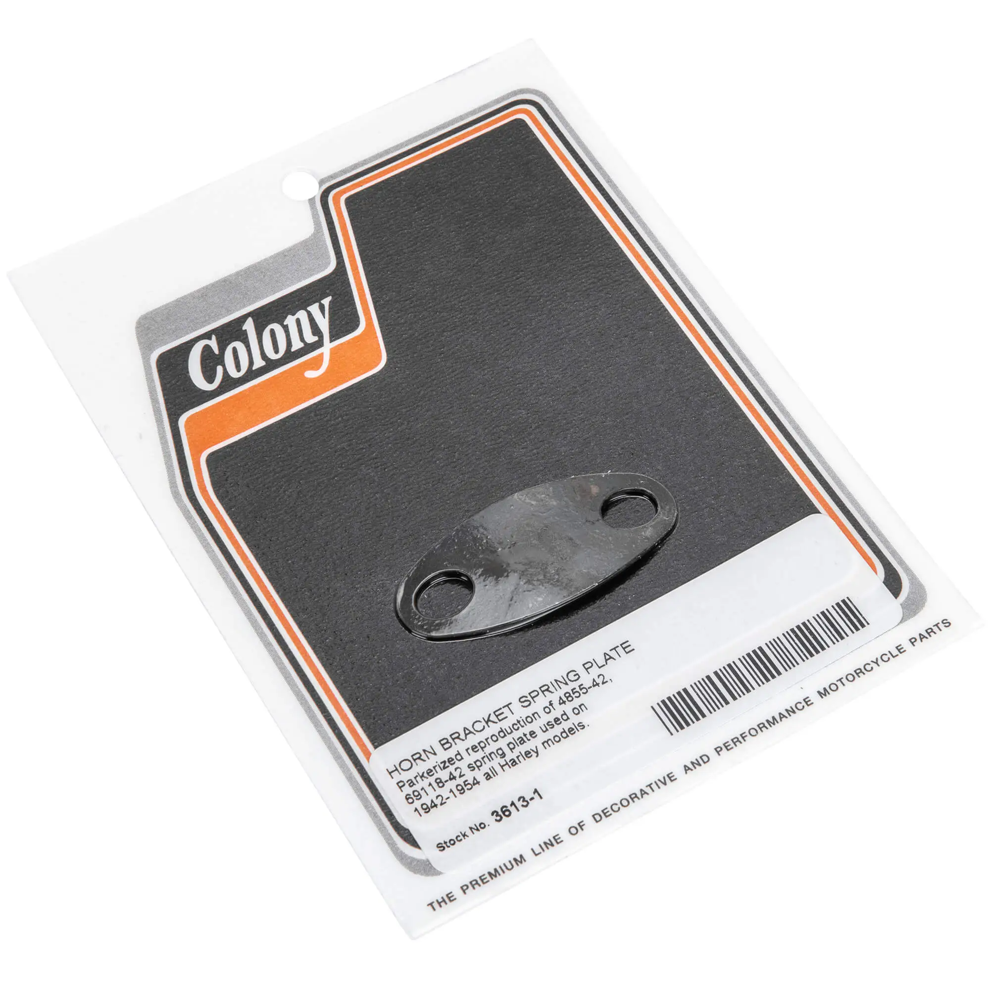 Colony #3613-1 Horn Bracket Spring Plate 1942-1954 Harley-Davidson All Models