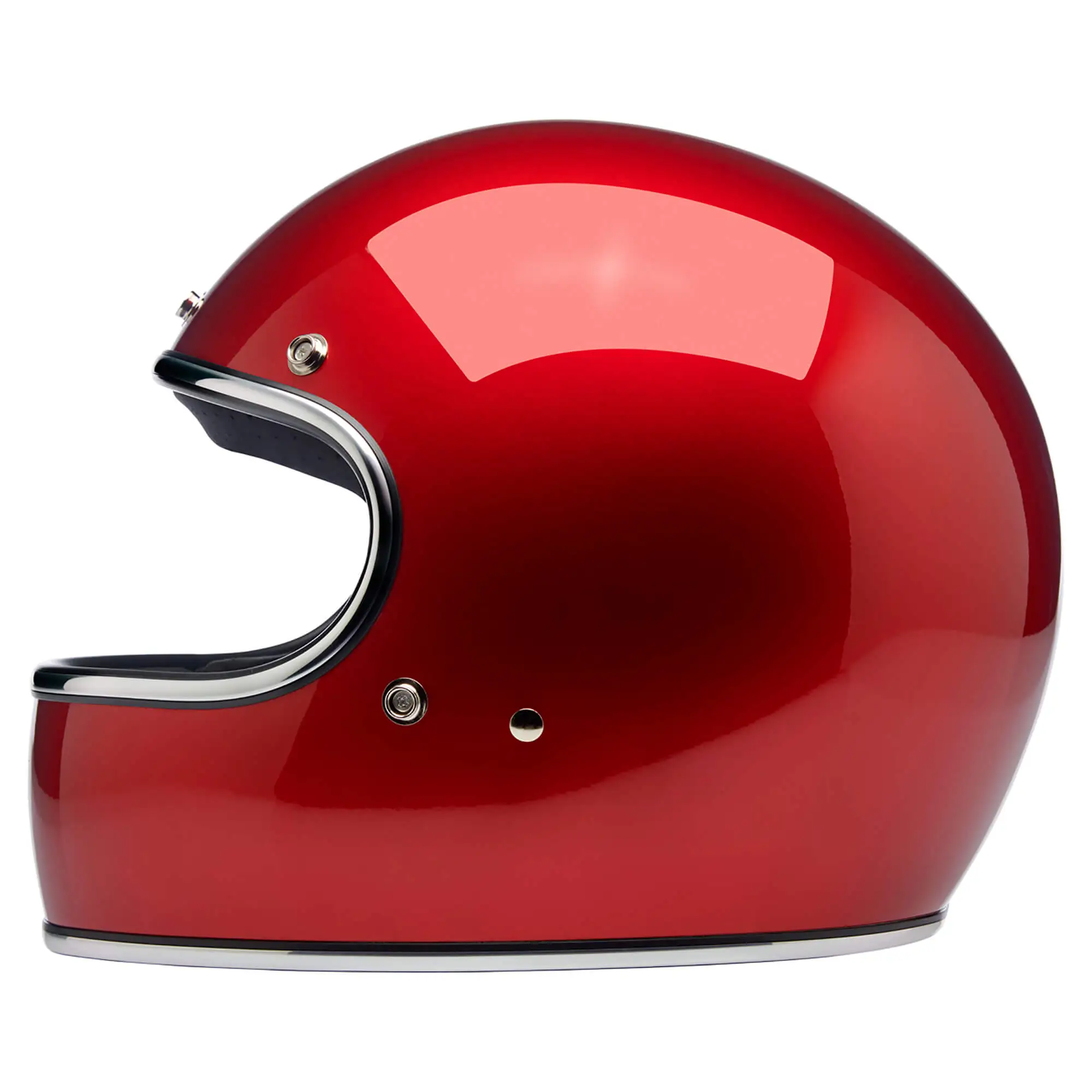 Biltwell Gringo DOT/ECE Approved Full Face Helmet - Metallic Cherry Red - Image 5