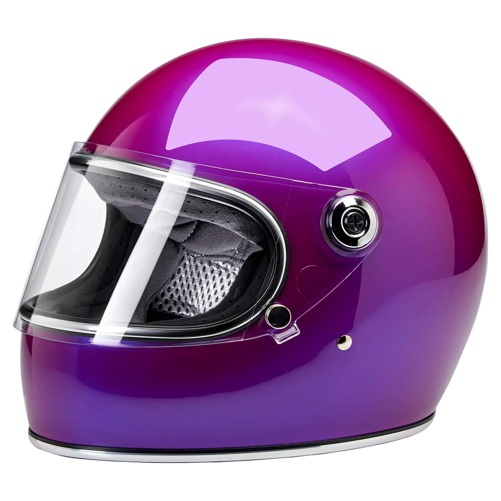 Biltwell Gringo S DOT/ECE Approved Full Face Helmet - Metallic Grape