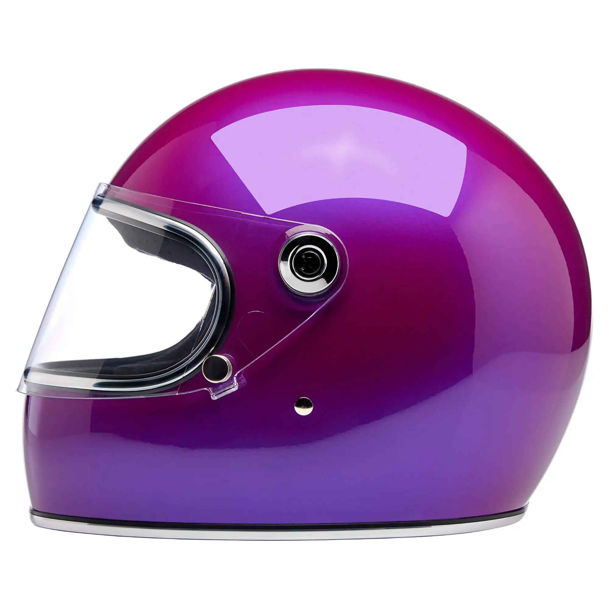 Biltwell Gringo S DOT/ECE Approved Full Face Helmet - Metallic Grape - Image 5