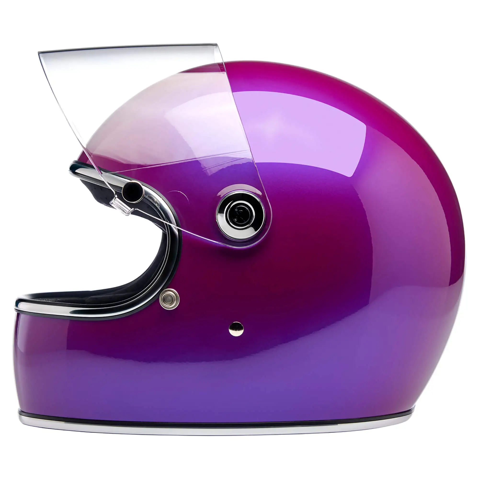 Biltwell Gringo S DOT/ECE Approved Full Face Helmet - Metallic Grape - Image 6