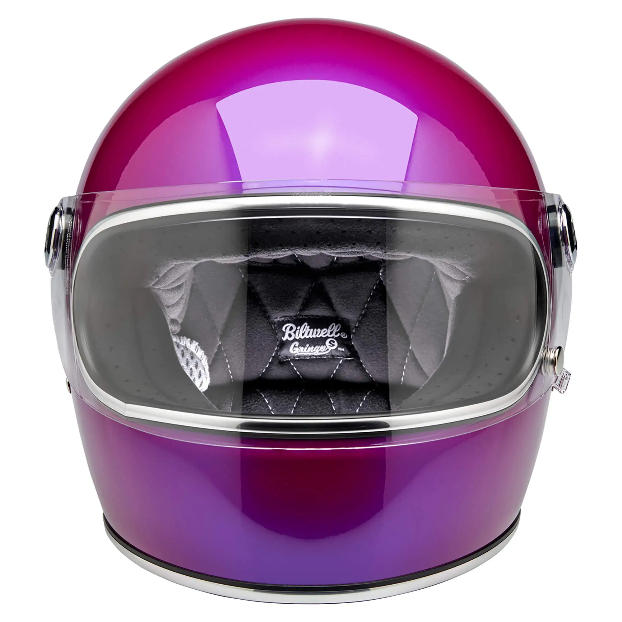 Biltwell Gringo S DOT/ECE Approved Full Face Helmet - Metallic Grape - Image 2
