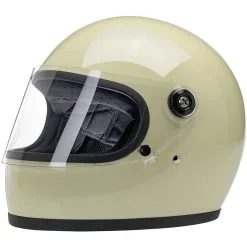 Biltwell Gringo S DOT/ECE Approved Full Face Helmet - Gloss Vintage White