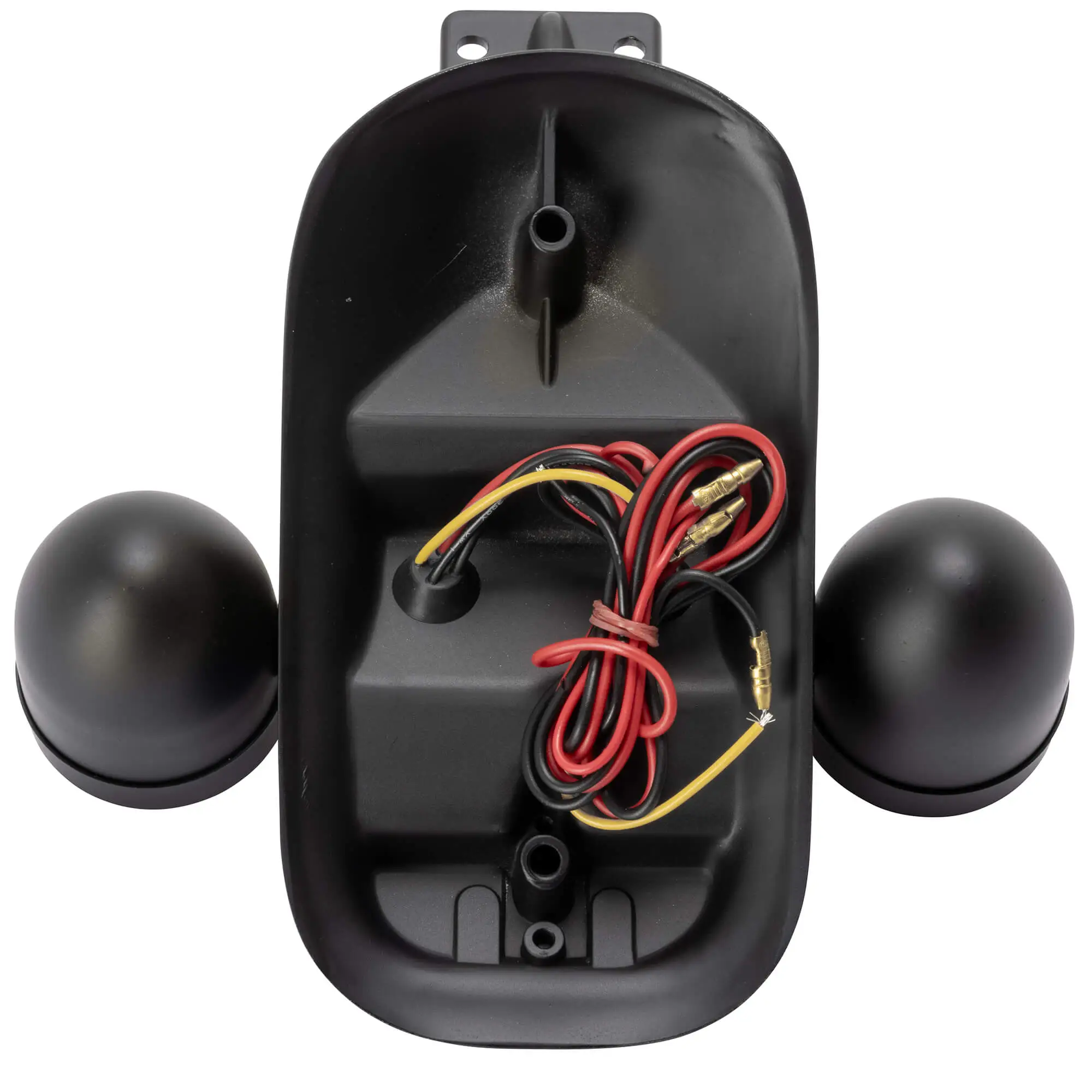 Cycle Standard Tombstone LED Taillight W/ Amber Turn Signals - Red Lens - Black - Image 4