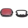 Cycle Standard Blackout Taillight - Red Lens