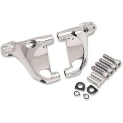 DRAG Specialties Passenger Footpeg Mounting Kit - Chrome - 2004-2013 Harley-Davidson Sportster XL
