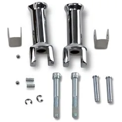 DRAG Specialties Passenger Footpeg Mounting Kit - Chrome - 2018-21 Harley-Davidson Softails