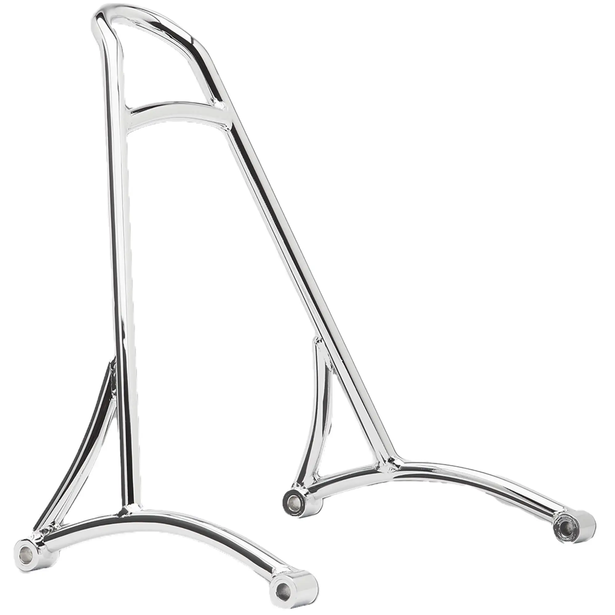 Burly Brand Short 13" Bolt On Sissy Bar - Chrome - 1996-2003 Harley-Davidson Sportster XL