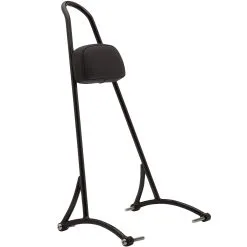 Burly Brand Tall 20" Bolt On Sissy Bar W/Pad - Black - 1996-2003 Harley-Davidson Sportster XL