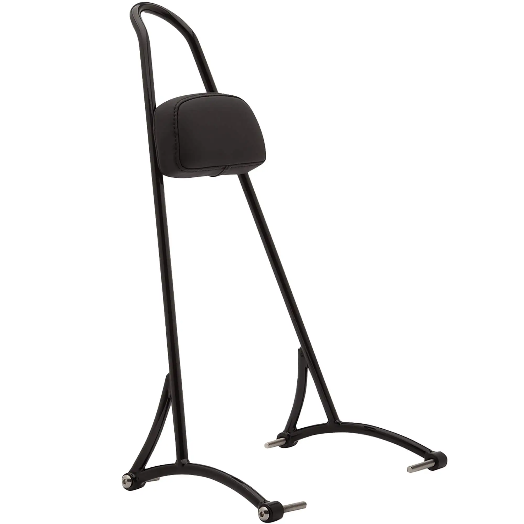 Burly Brand Tall 20" Bolt On Sissy Bar W/Pad - Black - 1996-2003 Harley-Davidson Sportster XL