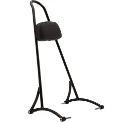 Burly Brand Tall 20" Bolt On Sissy Bar W/Pad - Black - 2004-2020 Harley-Davidson Sportster XL