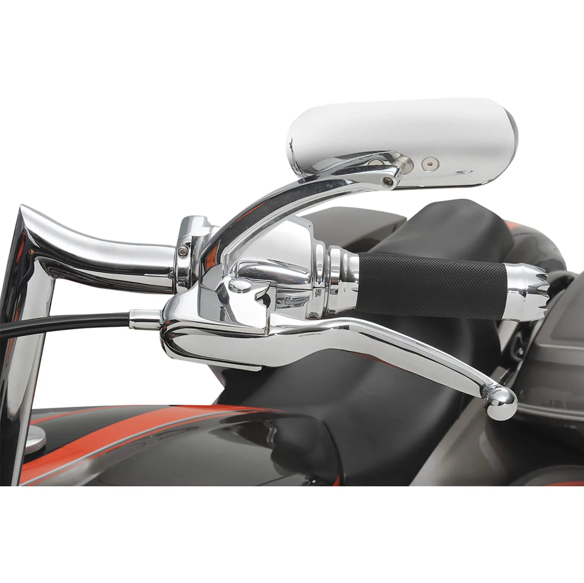 DRAG Specialties Brake/Mechanical Clutch Controls Kit - Chrome - 2008-13 Harley-Davidson FLHX/FLHT/FLTR/FLHR - Image 4