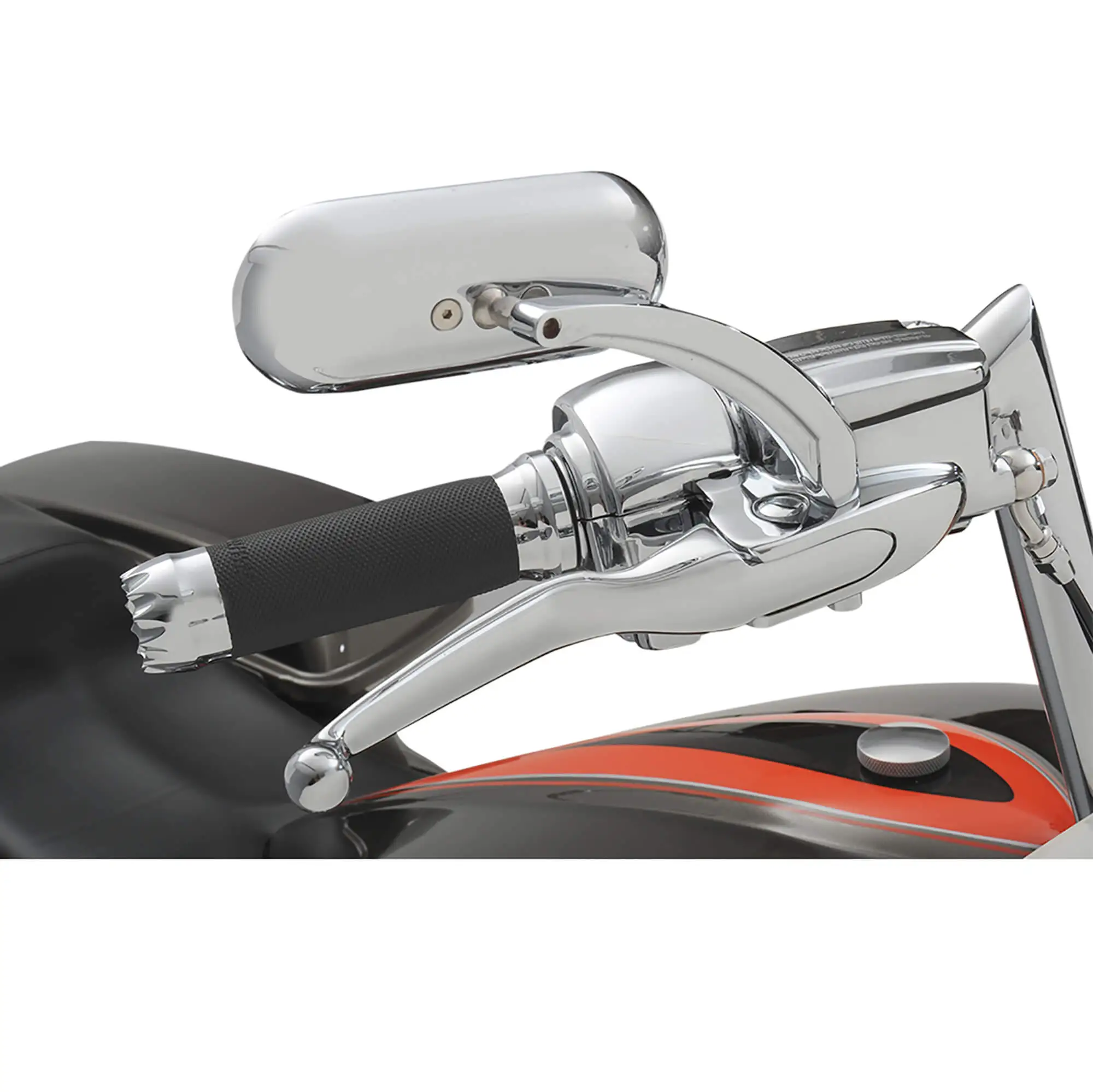 DRAG Specialties Brake/Mechanical Clutch Controls Kit - Chrome - 2008-13 Harley-Davidson FLHX/FLHT/FLTR/FLHR - Image 5