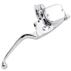 DRAG Specialties Front Brake Master Cylinder Assembly - Chrome - Single Disc 1996-17 Models (EXCEPT 15-17 Softail, 08-17 Dressers, Trike, 04-17 XL)