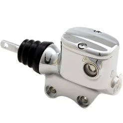 DRAG Specialties Rear Brake Master Cylinder Assembly - Chrome - 2008-21 Harley-Davidson FLHT/FLHX/FLHR/FLTR/FLTRX/FLTRU/FLTRK