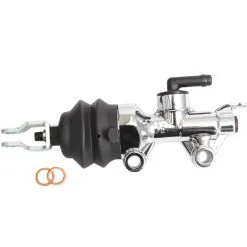 DRAG Specialties Rear Brake Master Cylinder Assembly - Chrome - 2007-13 Harley-Davidson Sportster XL