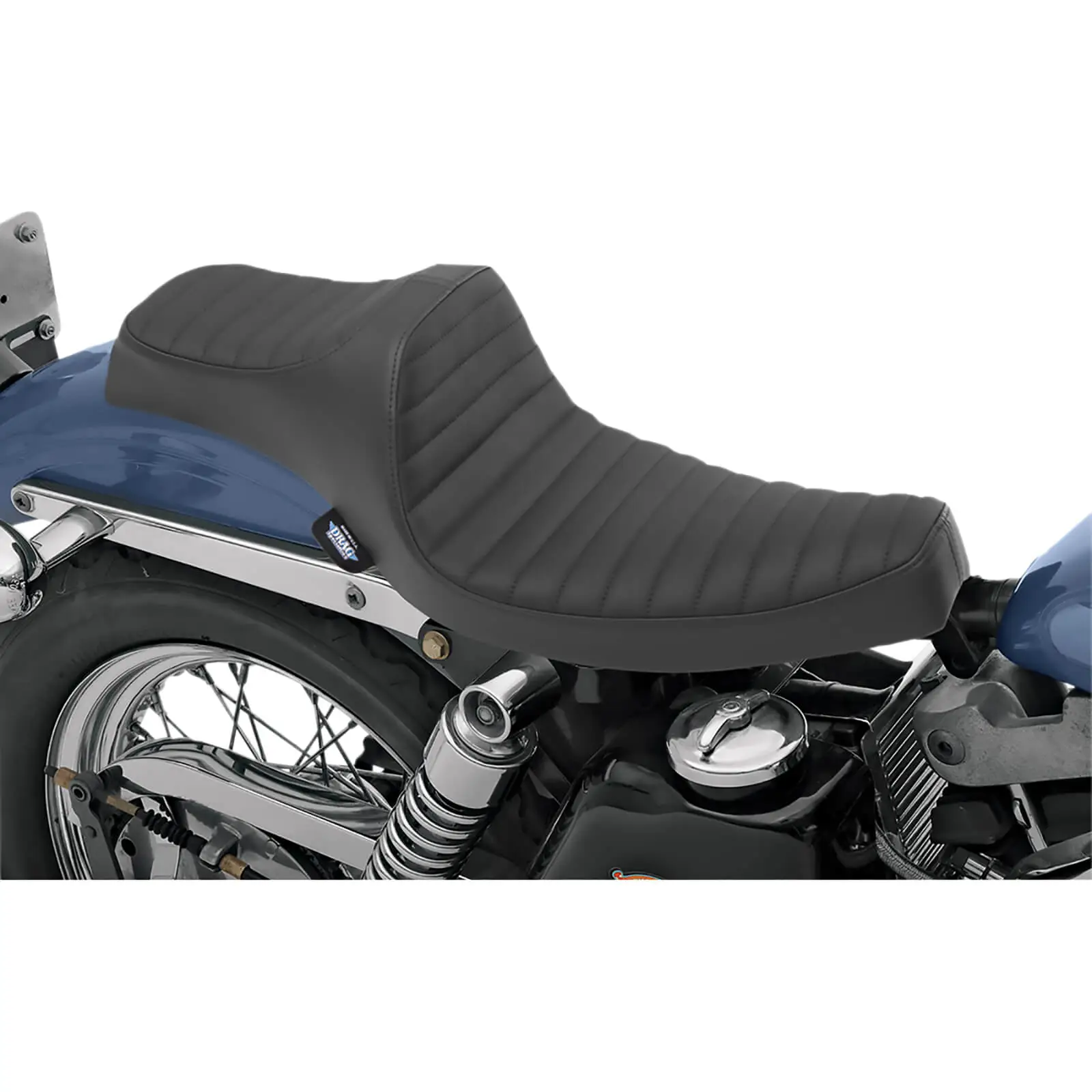 DRAG Specialties Predator III 2-Up Seat - Clasic Stitch - 1957-78 Harley-Davidson Sportster XL - Image 3