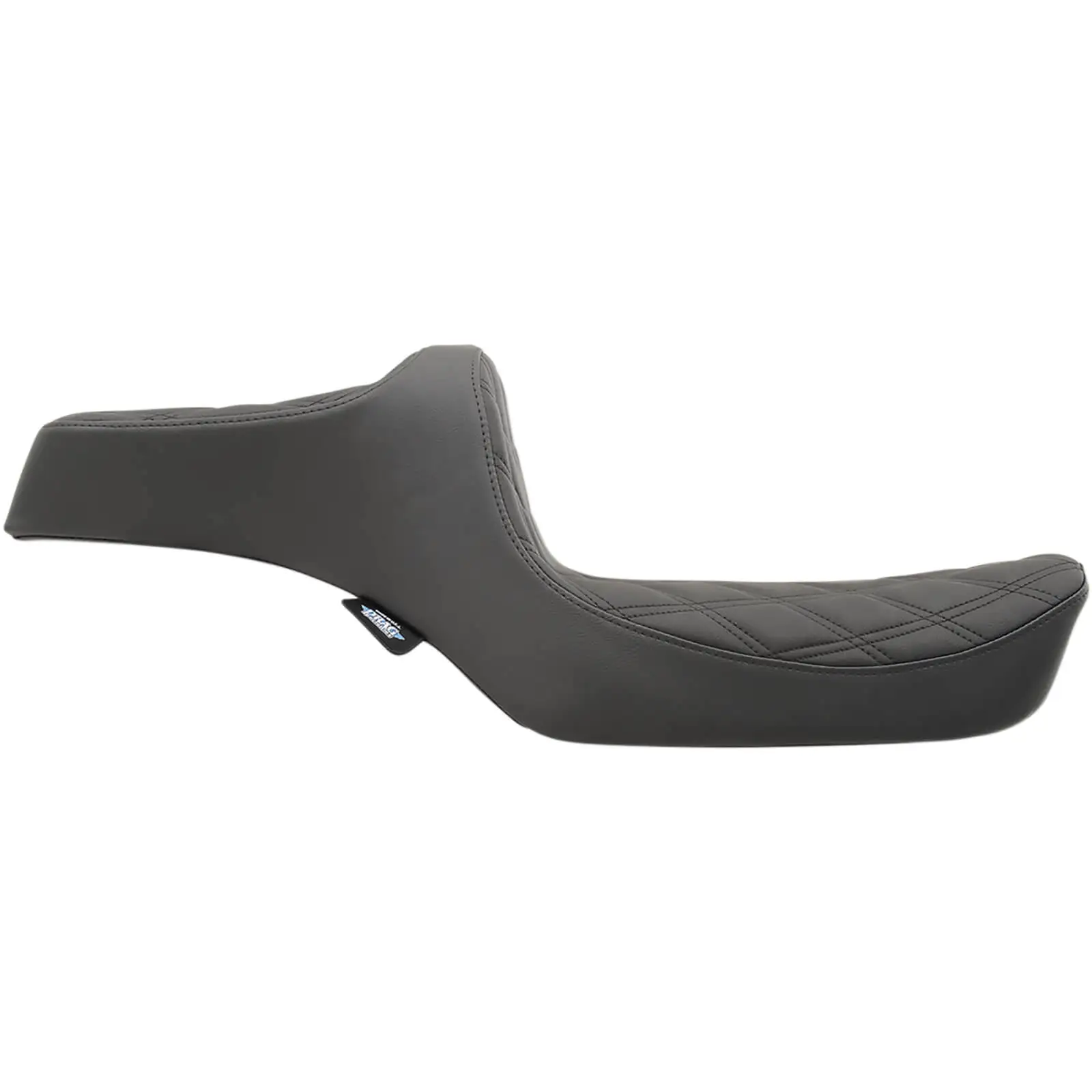 DRAG Specialties Predator III 2-Up Seat - Double Diamond - 1982-2003 Harley-Davidson Sportster XL - Image 2