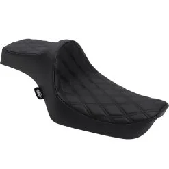 DRAG Specialties Predator III 2-Up Seat - Double Diamond - 1982-2003 Harley-Davidson Sportster XL