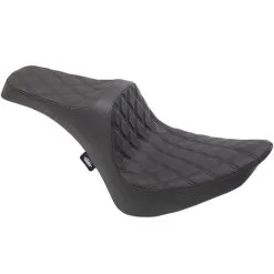 DRAG Specialties Predator III 2-Up Seat - Double Diamond - 1984-99 Harley-Davidson FXST/FLST