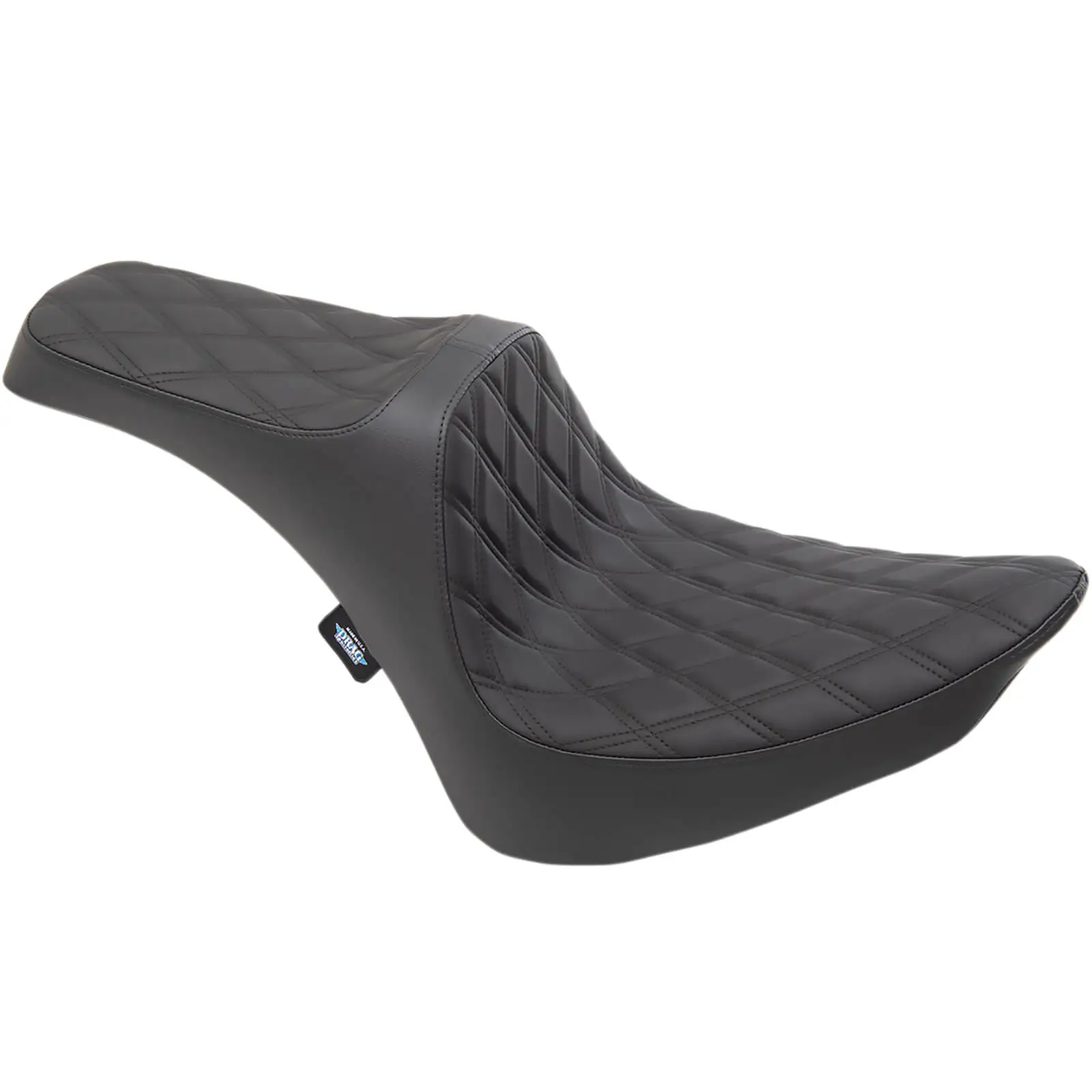 DRAG Specialties Predator III 2-Up Seat - Double Diamond - 1984-99 Harley-Davidson FXST/FLST
