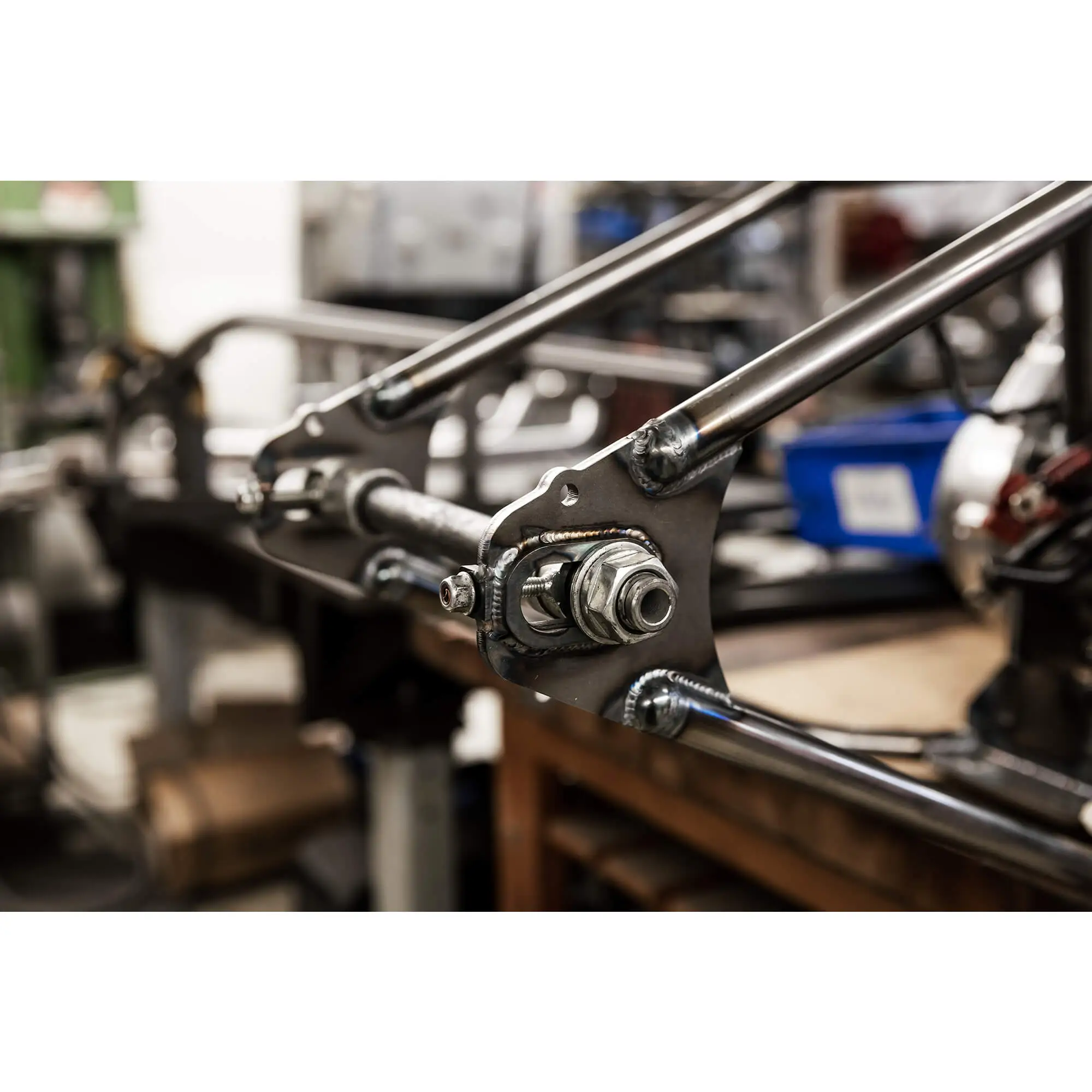 Gasbox Full Rigid Chopper Frame 2004-2022 Harley-Davidson Sportsters - 3" Up - Sporty Tank Mounts - Image 24