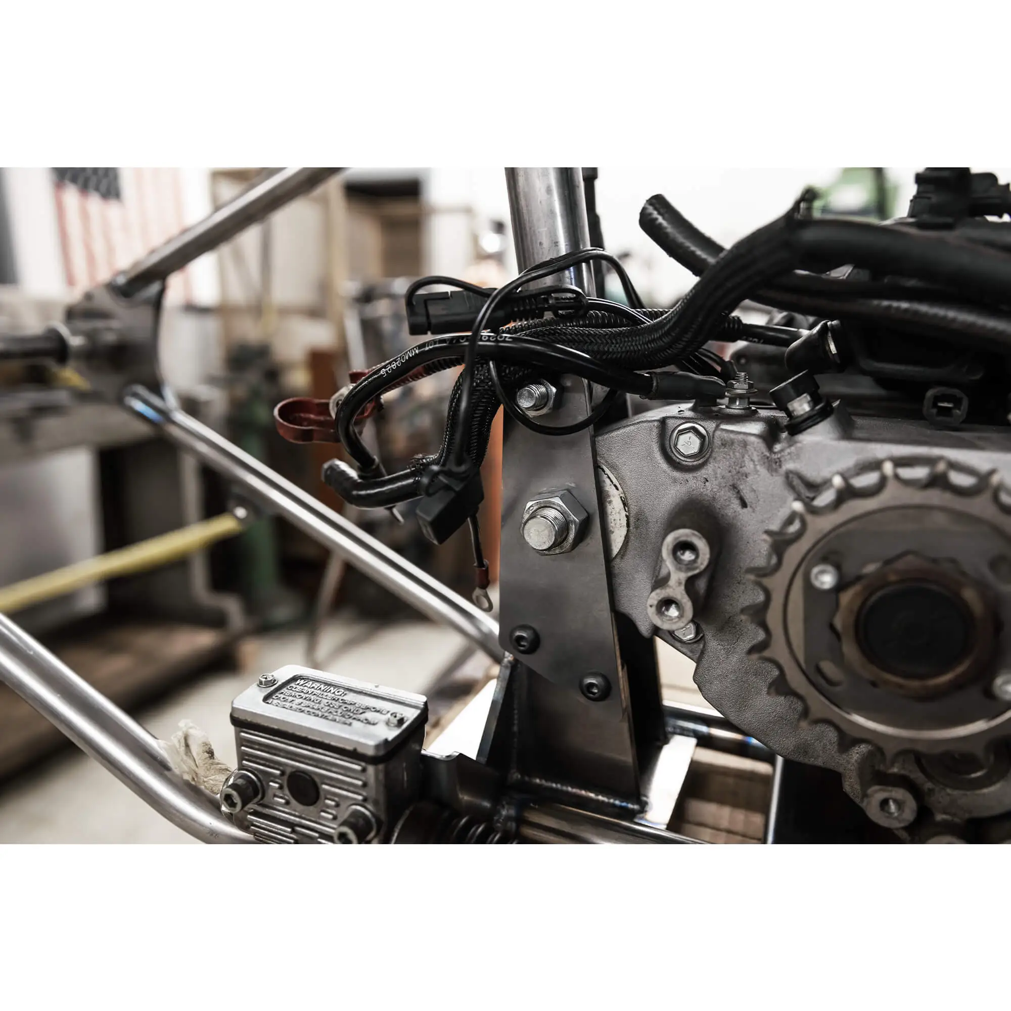 Gasbox Full Rigid Chopper Frame 2004-2022 Harley-Davidson Sportsters - 3" Up - Sporty Tank Mounts - Image 26