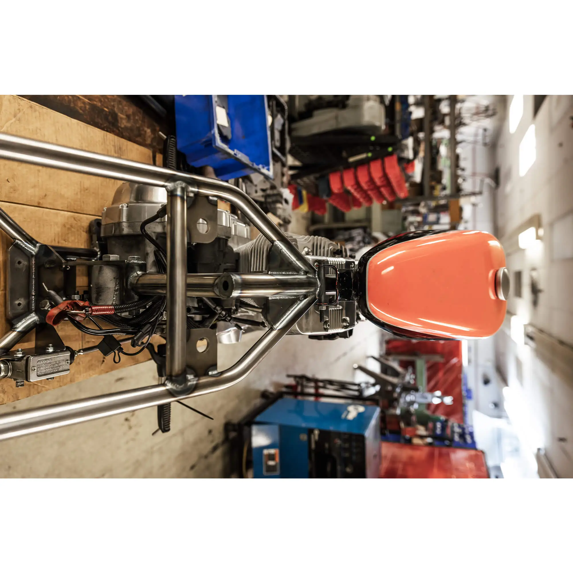 Gasbox Full Rigid Chopper Frame 2004-2022 Harley-Davidson Sportsters - 3" Up - Sporty Tank Mounts - Image 27