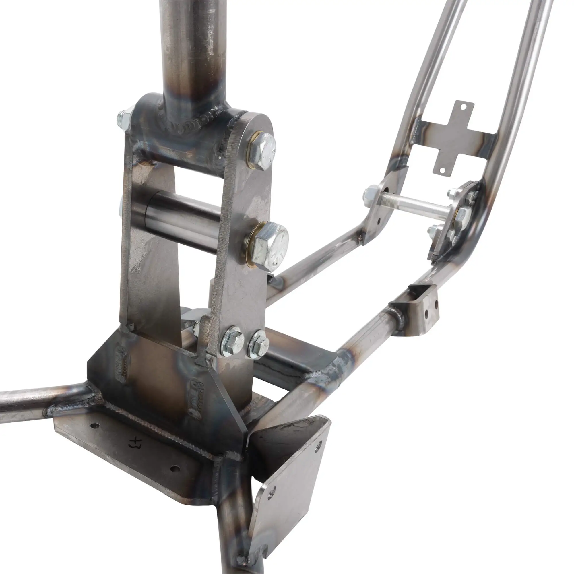 Gasbox Full Rigid Chopper Frame 2004-2022 Harley-Davidson Sportsters - 3" Up - Sporty Tank Mounts - Image 7