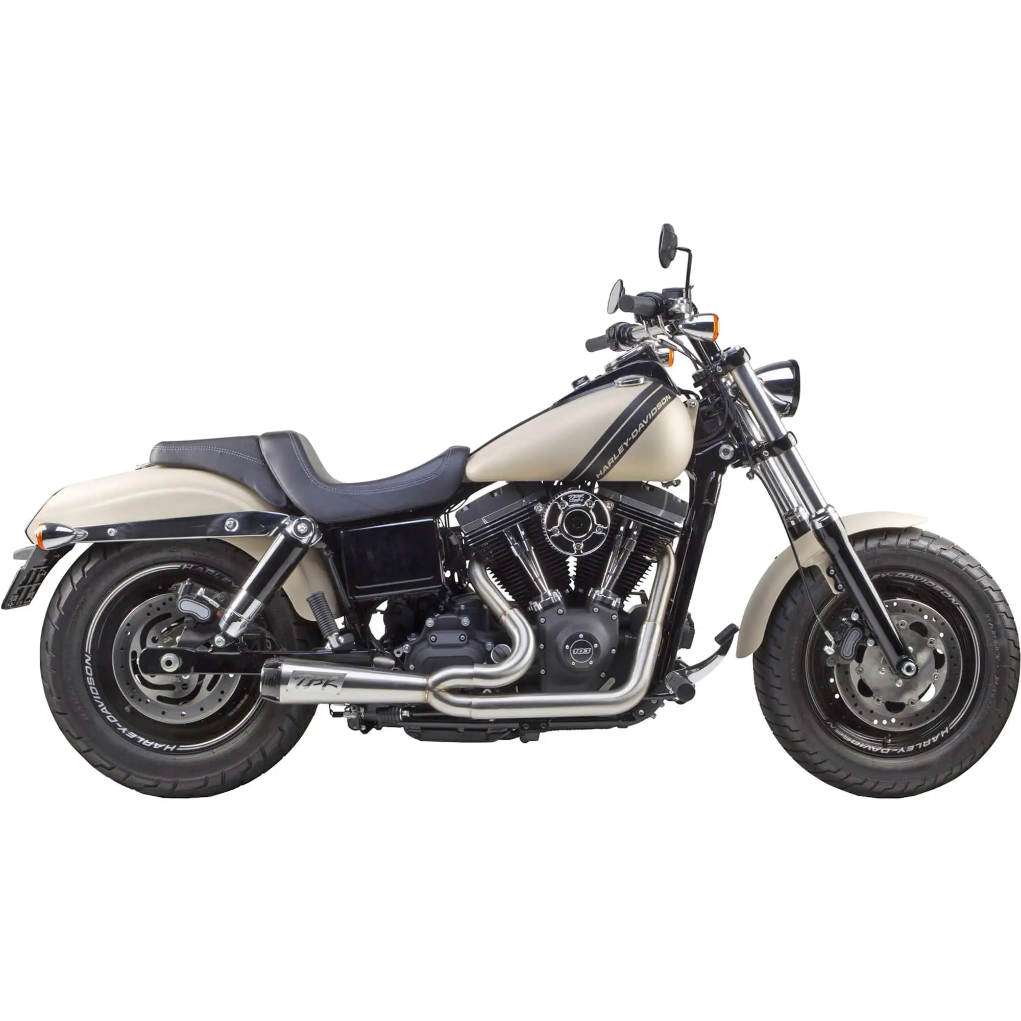 Two Brothers Racing Exhausts Comp-S 2 Into 1 Exhaust System - Brushed - 2006-2017 Harley-Davidson Dyna