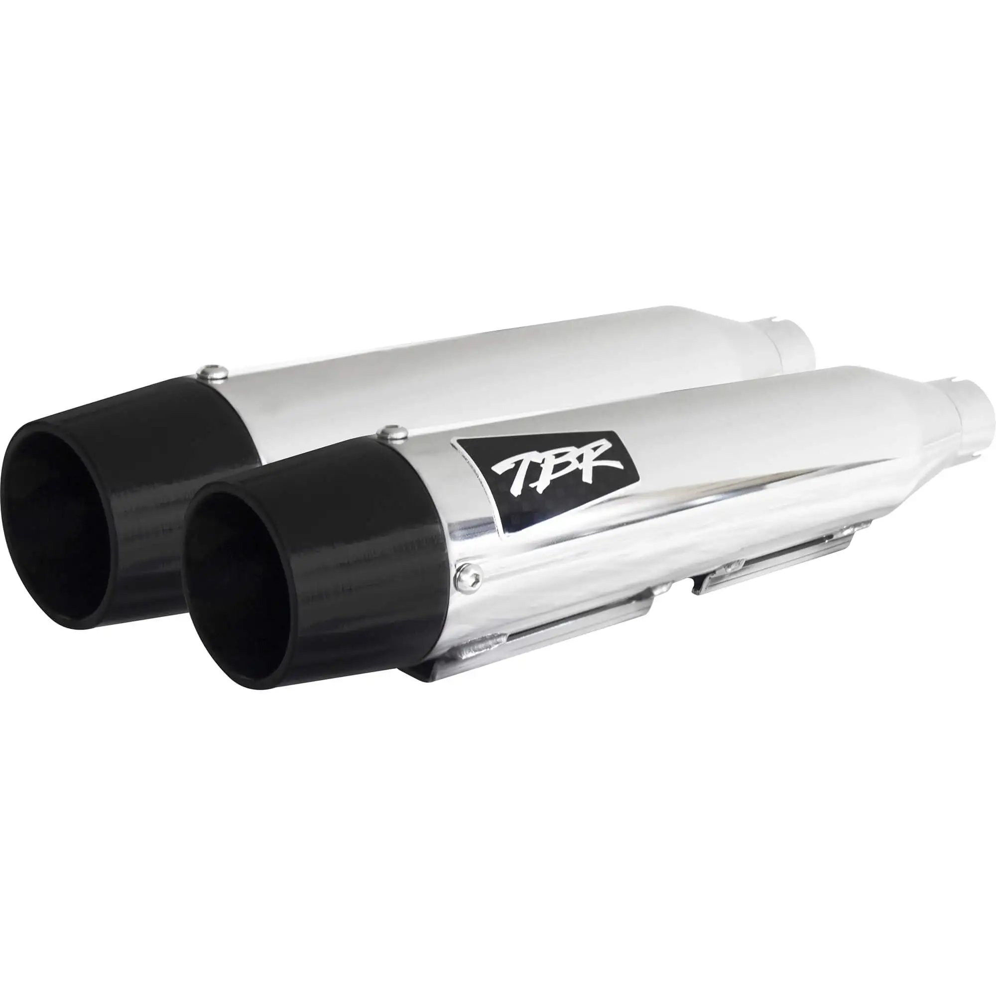 Two Brothers Racing Exhausts Comp-S Slip-On Mufflers - Chrome - Harley-Davidson Sportster And Dyna Models