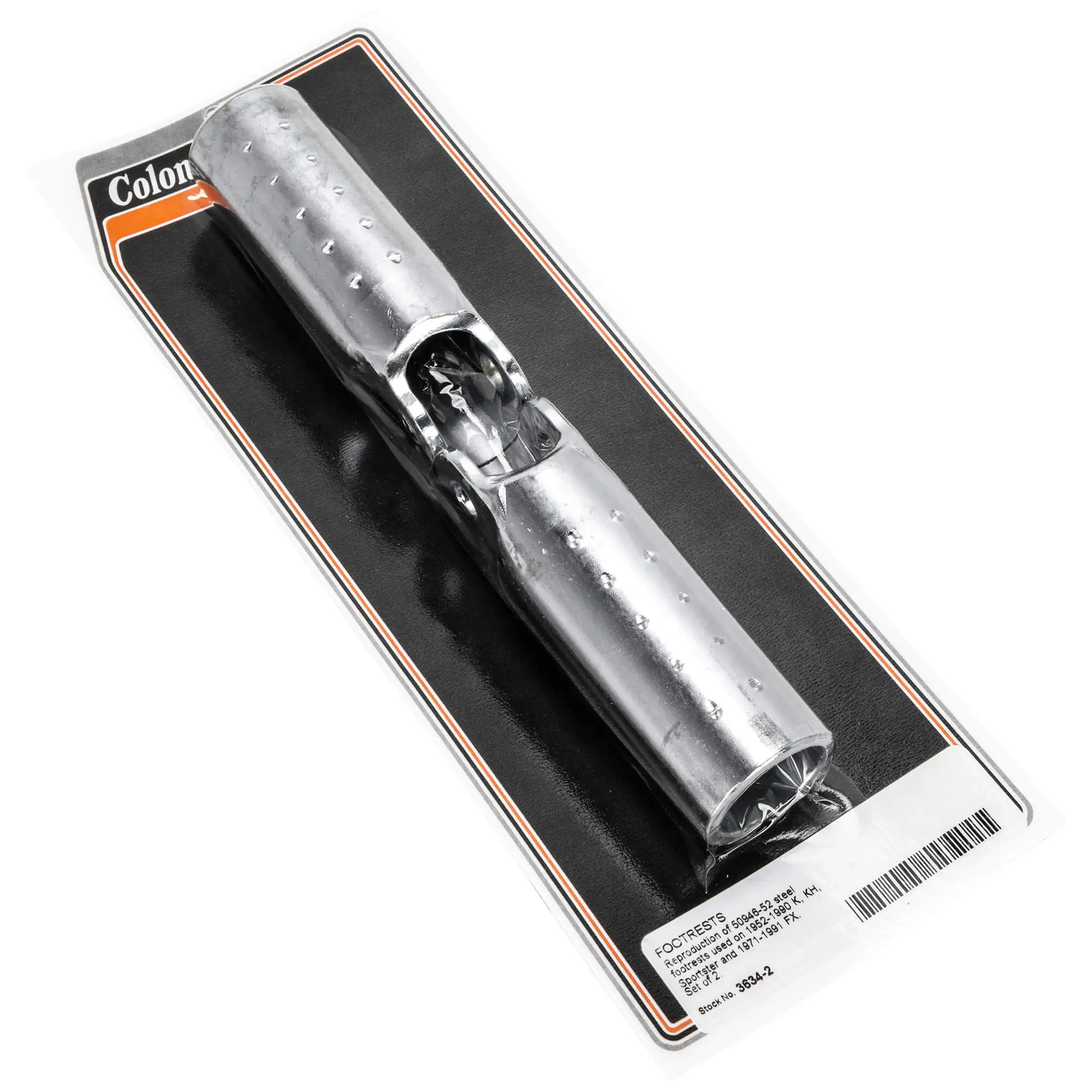 Colony #3634-2 Reproduction Footrests 1952-1990 Harley-Davidson K KH Sportster 1971-91 FX