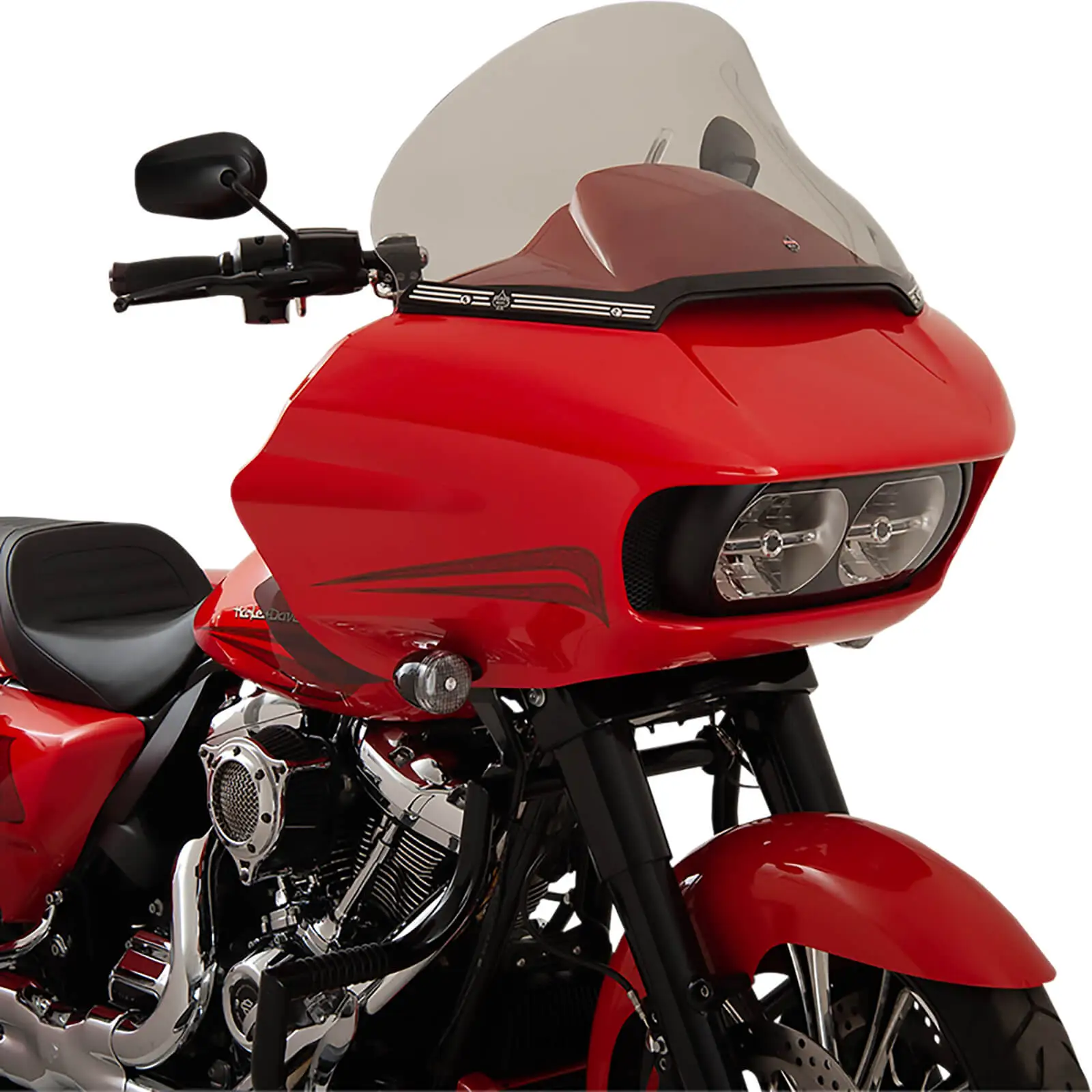 Klock Werks Pro-Touring Flare Windshield - 15 Inch - Tint - 2015-Up Harley-Davidson FLTR Models - Image 2