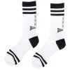 Mooneyes MOON Equipped 3 Iron Cross Reflector Socks - White
