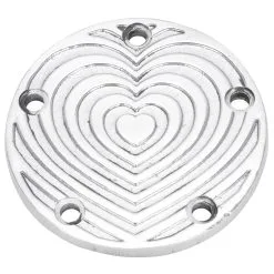 Martian Machine Heart Cast Aluminum Points Cover - Twin Cam