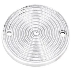 Martian Machine Spiral Cast Aluminum Points Cover - Horizontal