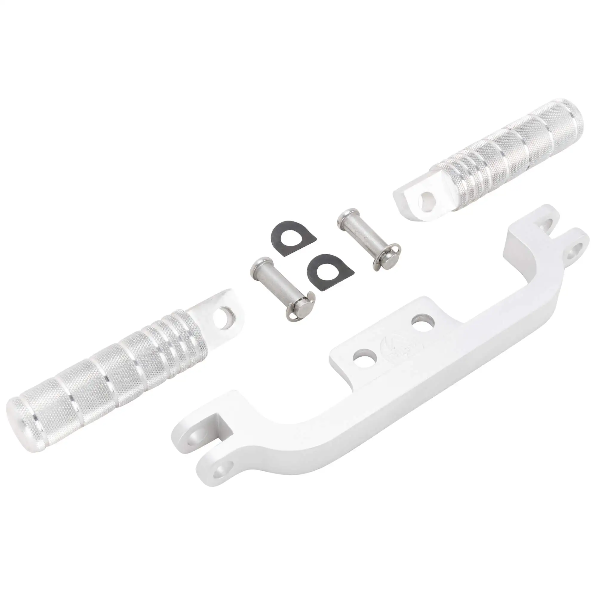 Martian Machine Highway Pegs - Harley-Davidson Sporsters - Raw Aluminum - Image 2