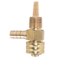 Prism Supply Co. 1/4 Inch NPT 90 Degree Petcock - Brass