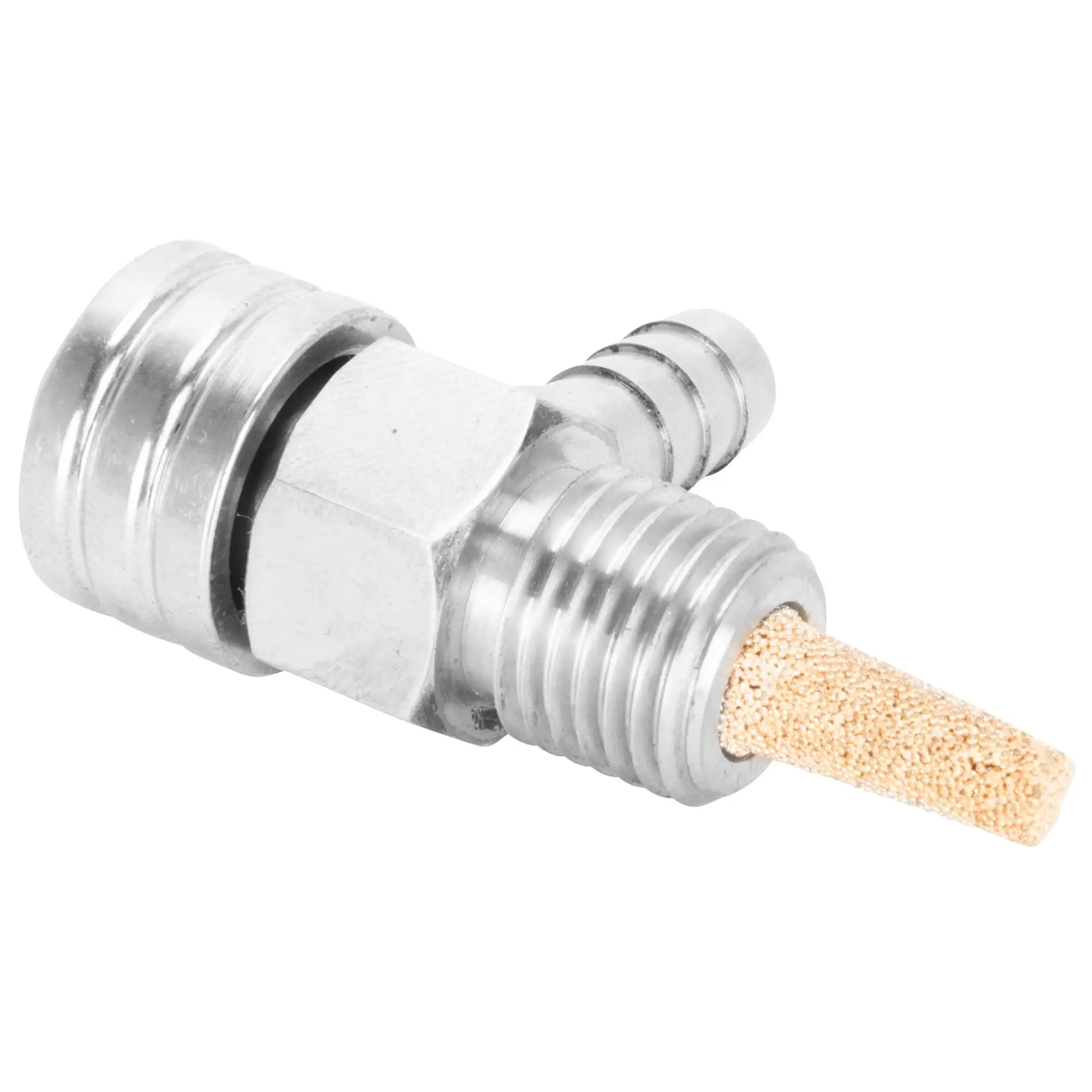 Prism Supply Co. 1/4 Inch NPT 90 Degree Petcock - Stainless Steel - Image 3