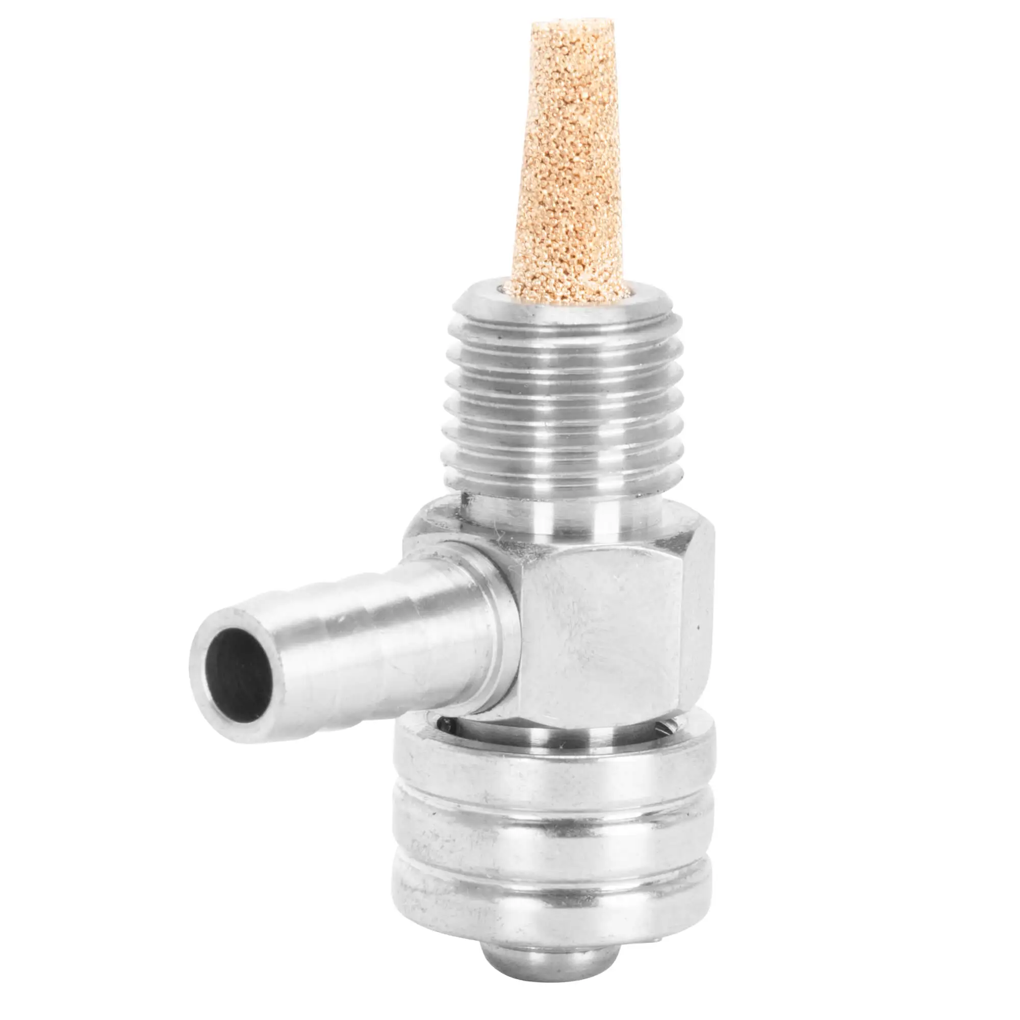 Prism Supply Co. 1/4 Inch NPT 90 Degree Petcock - Stainless Steel - Image 4