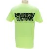 Lowbrow Customs Logo Neon Yellow High-Viz T-Shirt
