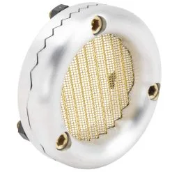 Old-Stf Cycle Aluminum KR Bee Blocker - Brass Screen - S&S Super E/G Carburetor Velocity Stack