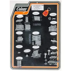 Colony #1003 Complete Show Bike Kit Chrome Allen Hardware Harley 1991-92 Dyna