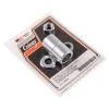 Colony #2022-5 Front Axle Nut Spacers Chrome Smooth Harley FXST FXSTB FXDWG