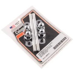 Colony #2076-10 Gas Tank Mounting Kit Chrome Acorn Harley Dyna 91-up