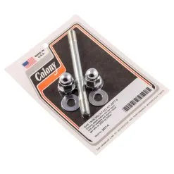 Colony #2077-5 Gas Tank Mounting Kit Chrome Acorn Harley Softail 2000-up